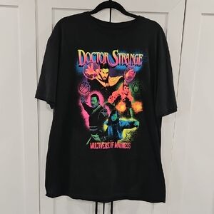 Doctor Strange Men's Graphic Black T-Shirt
